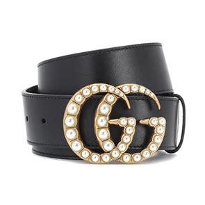 boutique moschino imitation pearl belt